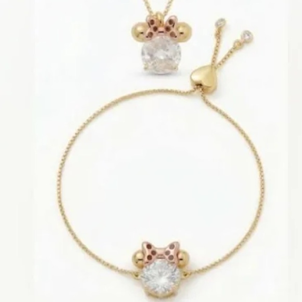 Authentic New with tag Disney kate spade Minnie Mouse adjustable bracelet